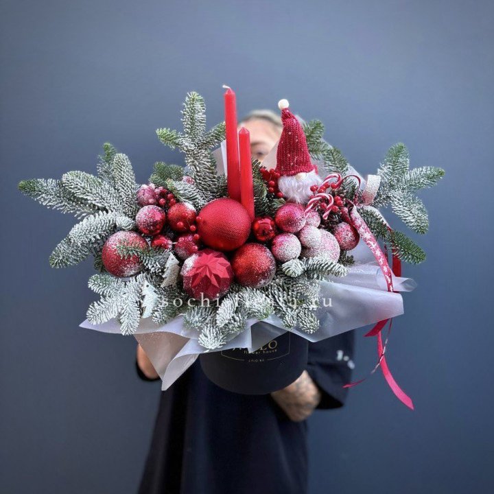 Композиция "Мери крисмас ред" в Подольске