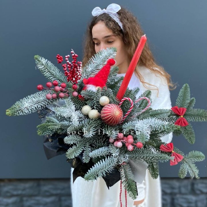 Композиция в бокале красная в Подольске