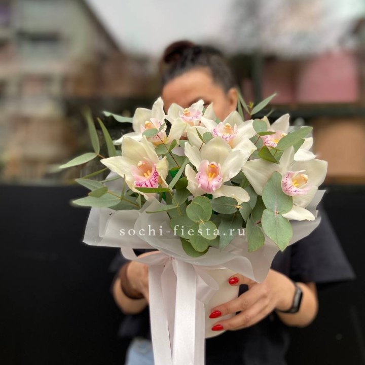 Бокс с орхидеями в Подольске