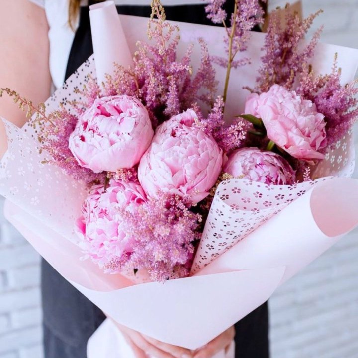 Букет пионов "Мелиса" в Подольске
