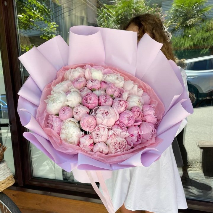 51 розовый пион в Подольске