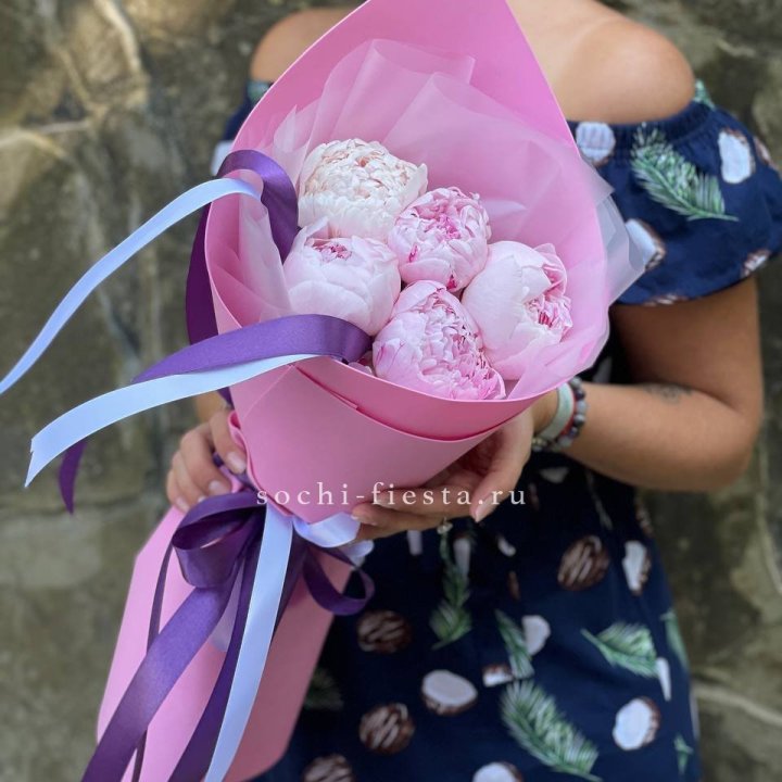 Букет пионов "НАЙ" в Подольске