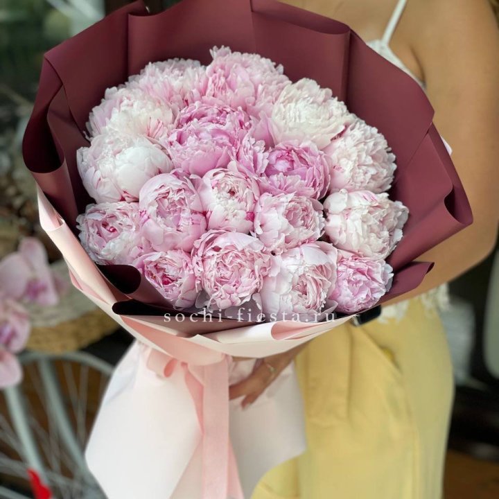 Букет с пионами №5 в Подольске