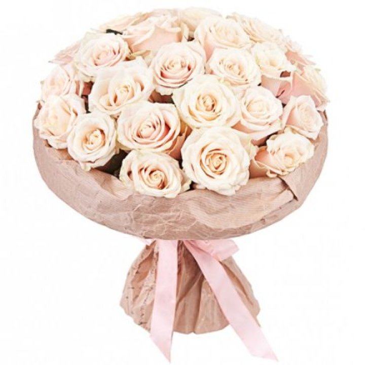 25 кремовых роз "Craft" в Подольске