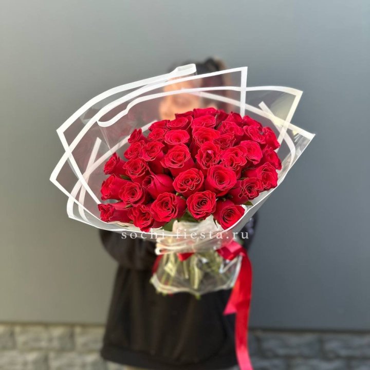 31 красная роза в Подольске