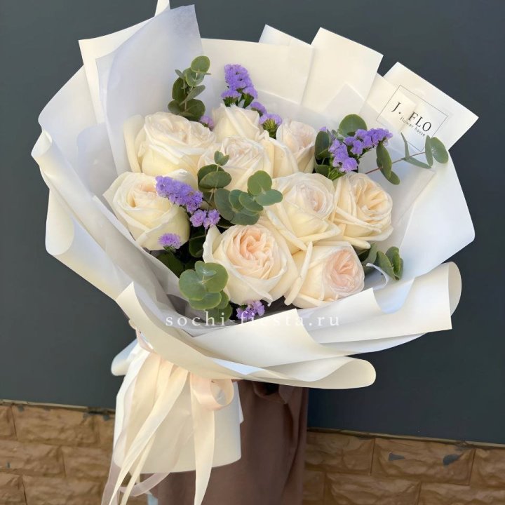Букет из роз Вайт охара в Подольске