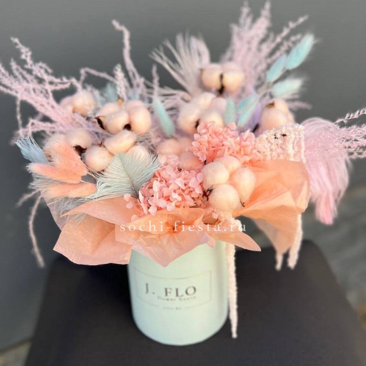 Авторский бокс с сухоцветами №3 в Подольске