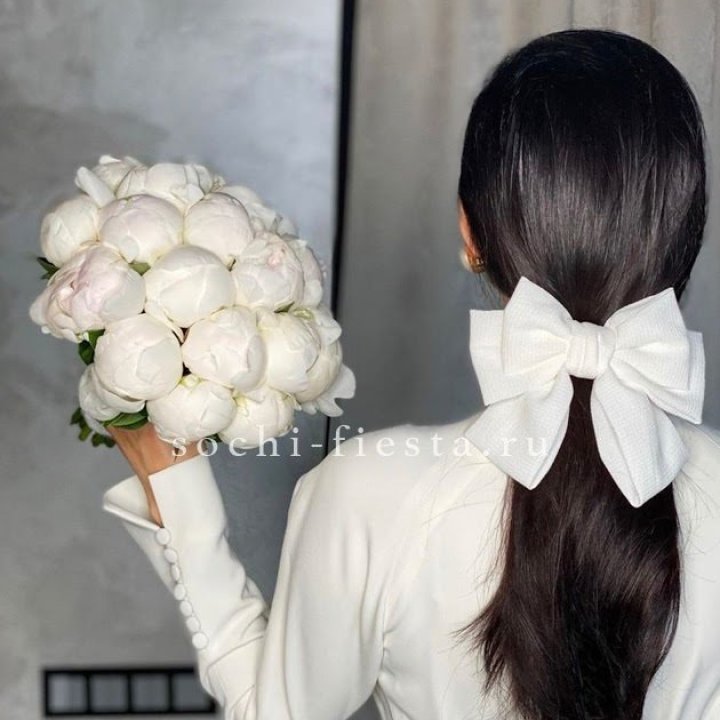 Свадебный букет пионов в Подольске