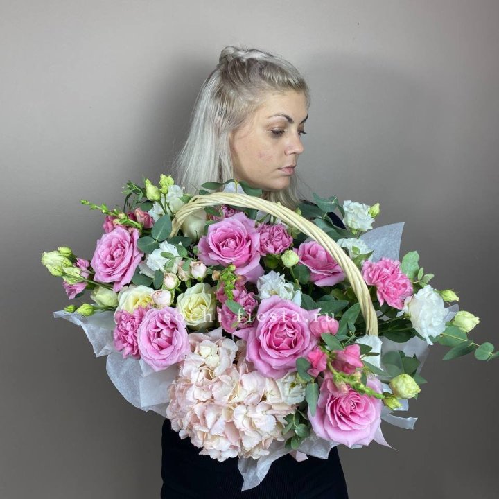 Цветочная корзина № 5 в Подольске