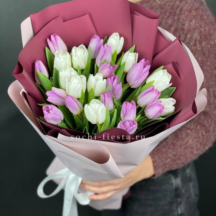 25 тюльпанов микс в Подольске