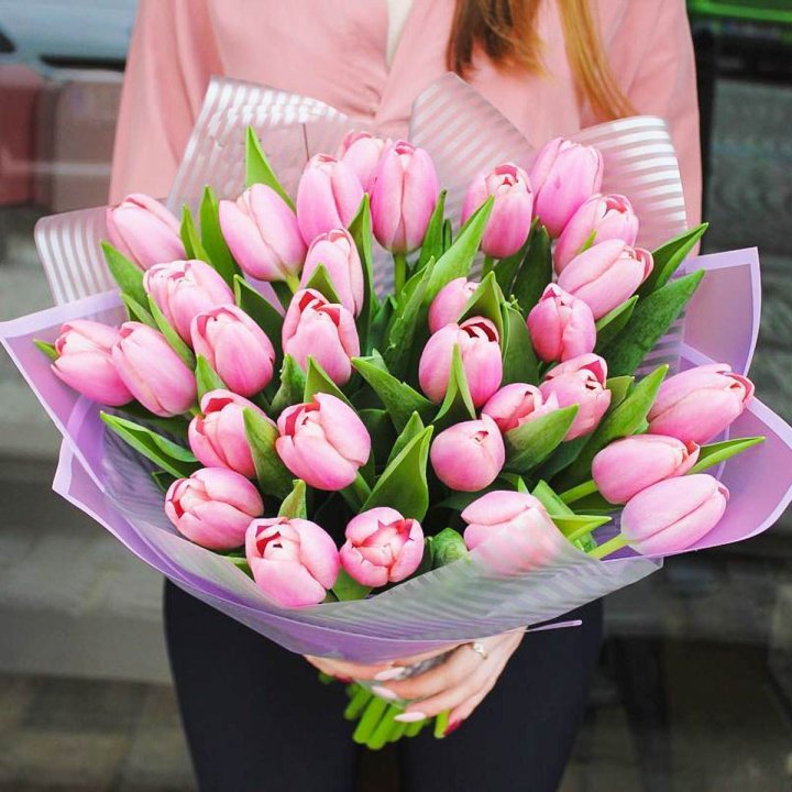 25 тюльпанов "Айс крем" в Подольске