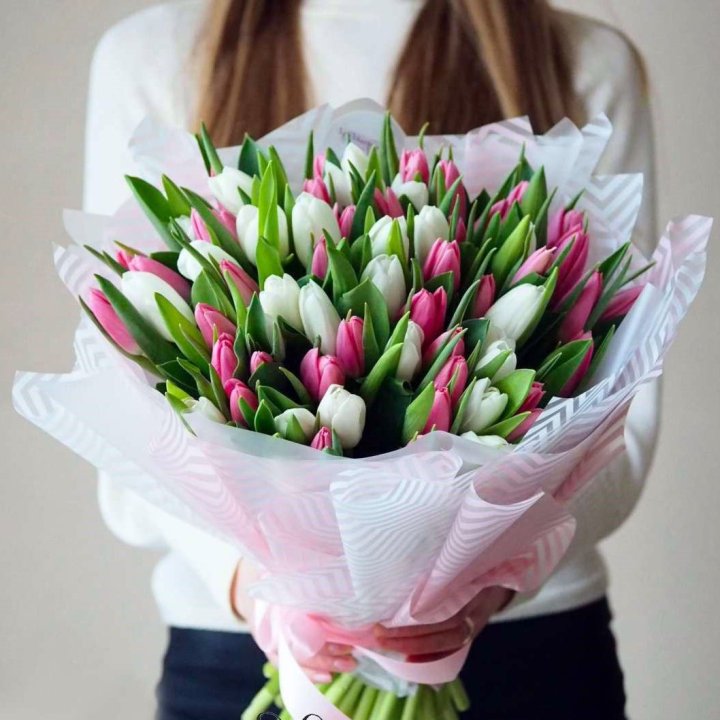 Букет тюльпанов "Лолита" в Подольске