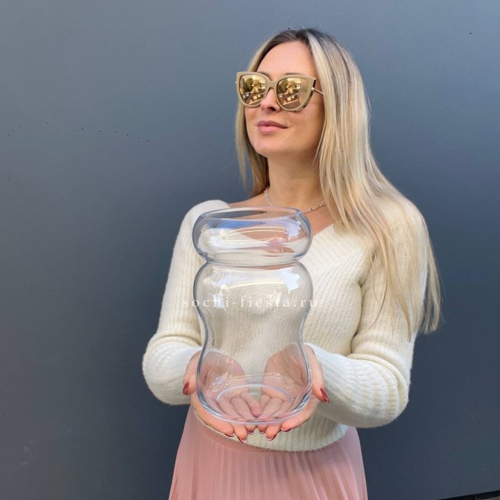 Стеклянная ваза №1 в Подольске